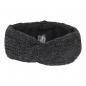 Preview: Anthrazit tolles sehr feines Stirnband 100% Wolle mit Fleece gefüttert Handarbeit Nepal